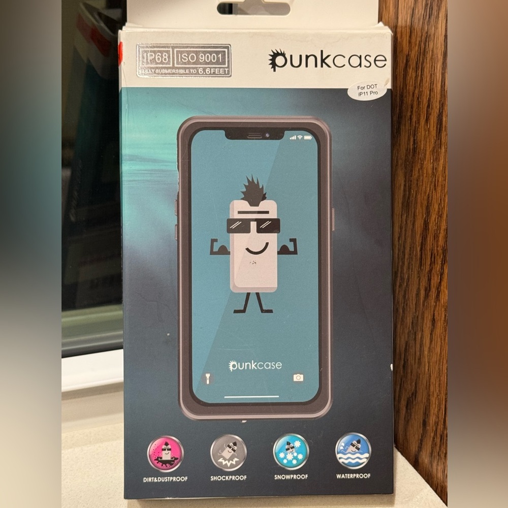 NIB PUNKCASE RED Waterproof Case for iPhone 11 Pro